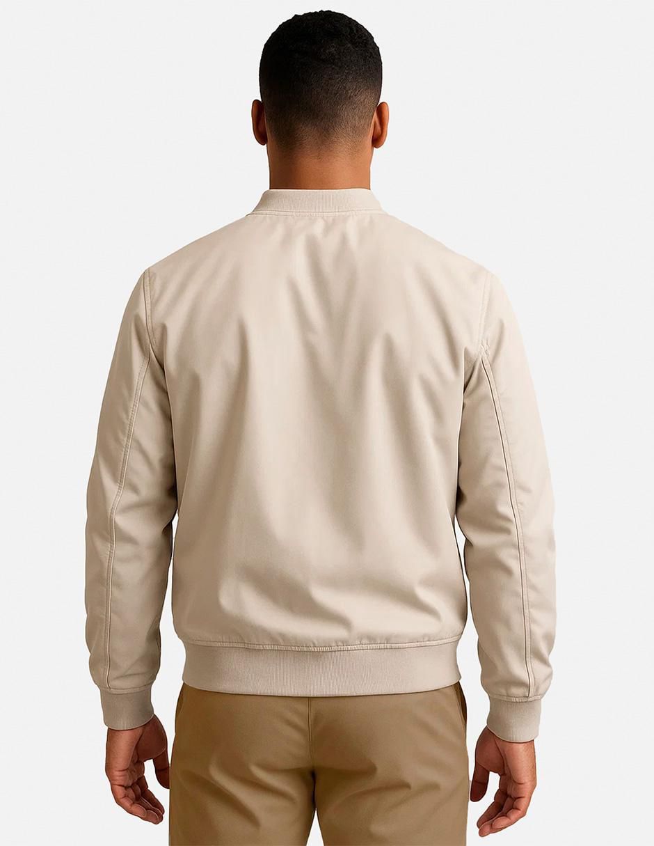 Chamarra bomber con bolsillos para hombre 2