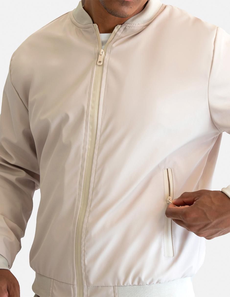 Chamarra bomber con bolsillos para hombre 4