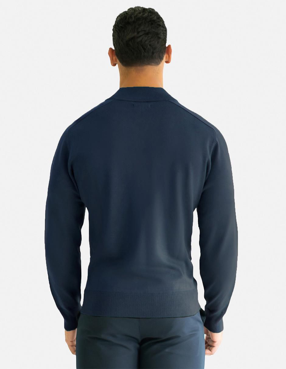 Suéter cuello con cierre para hombre 2