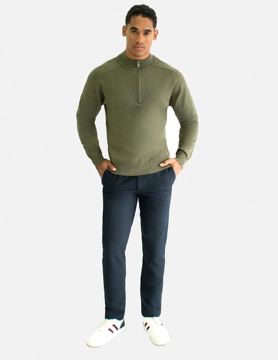 Suéter cuello con cierre para hombre 3