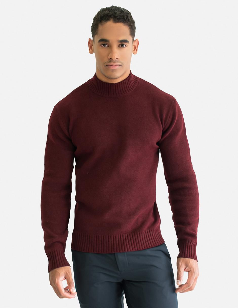 "suéter" generra "cuello" alto "para hombre"