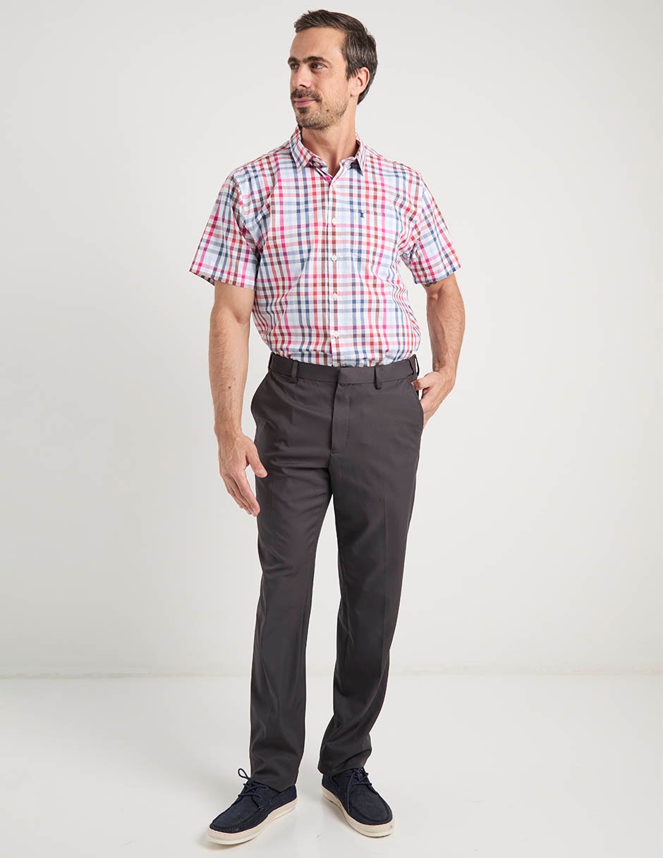 Camisa casual de algodón manga corta para hombre 3