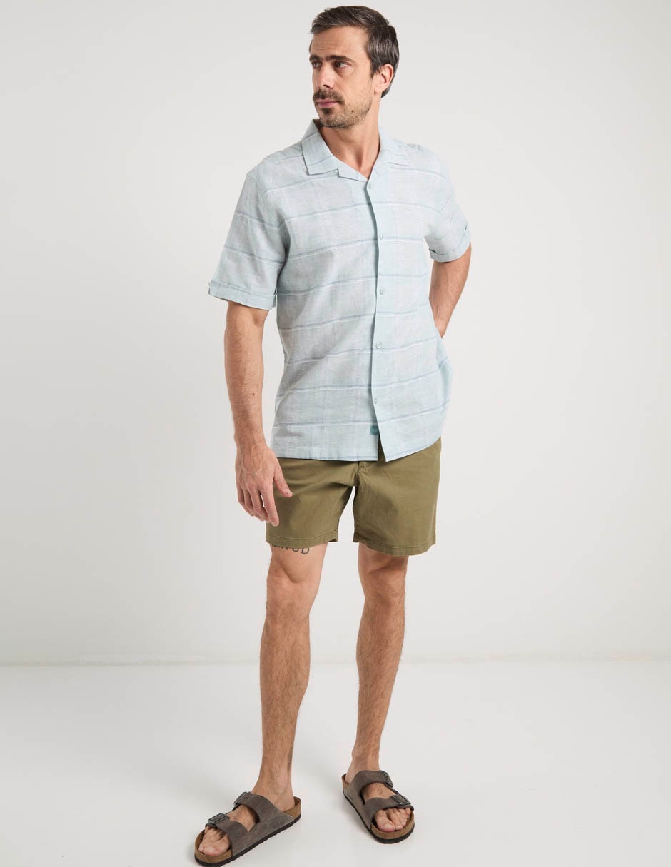 Camisa casual manga corta para hombre 2