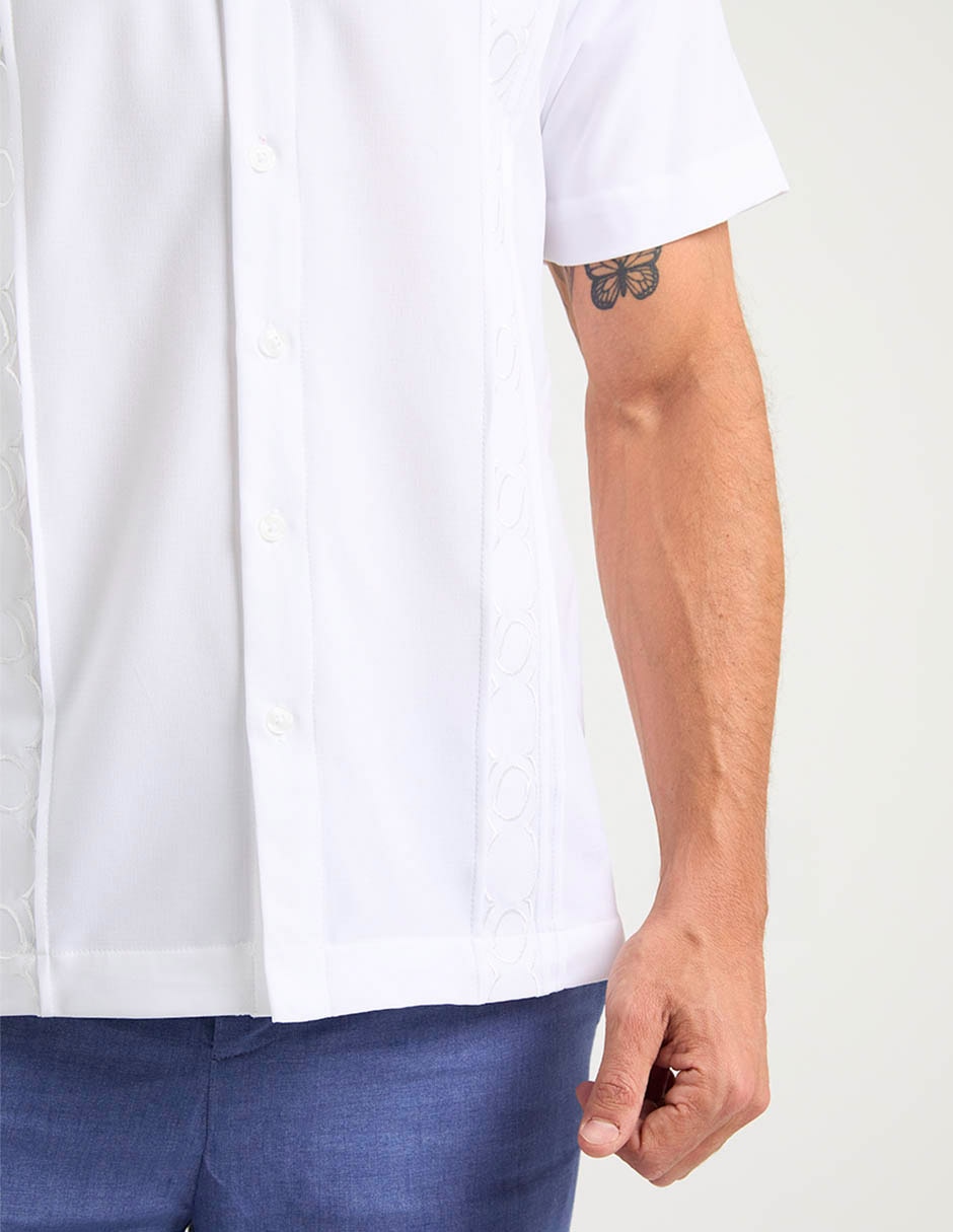 Guayabera manga corta para hombre 5