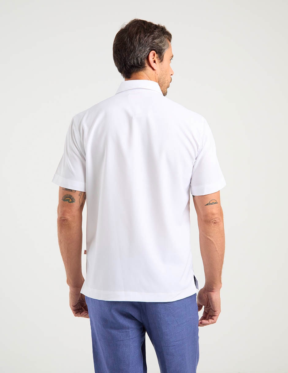 Guayabera manga corta para hombre 6
