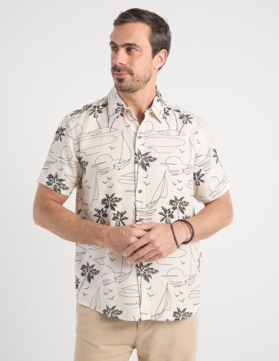 Camisa casual manga corta para hombre 2