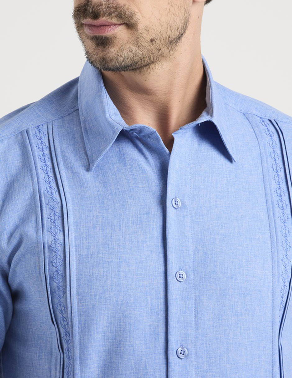 Guayabera manga corta para hombre 4