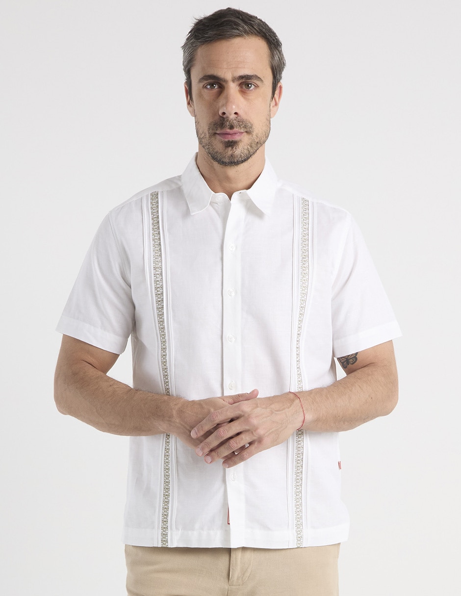 Guayabera manga corta para hombre Guayabera manga corta para hombre