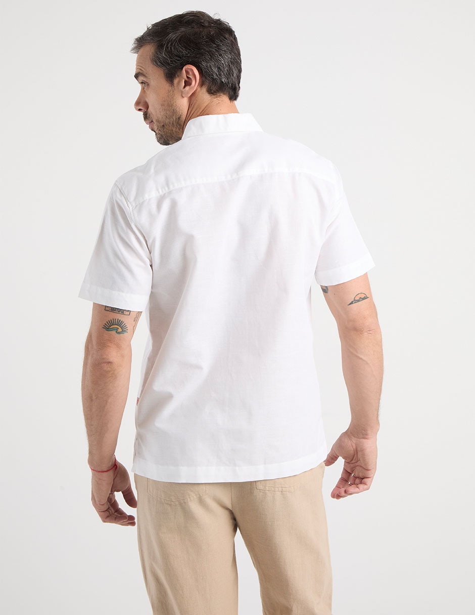 Guayabera manga corta para hombre 6