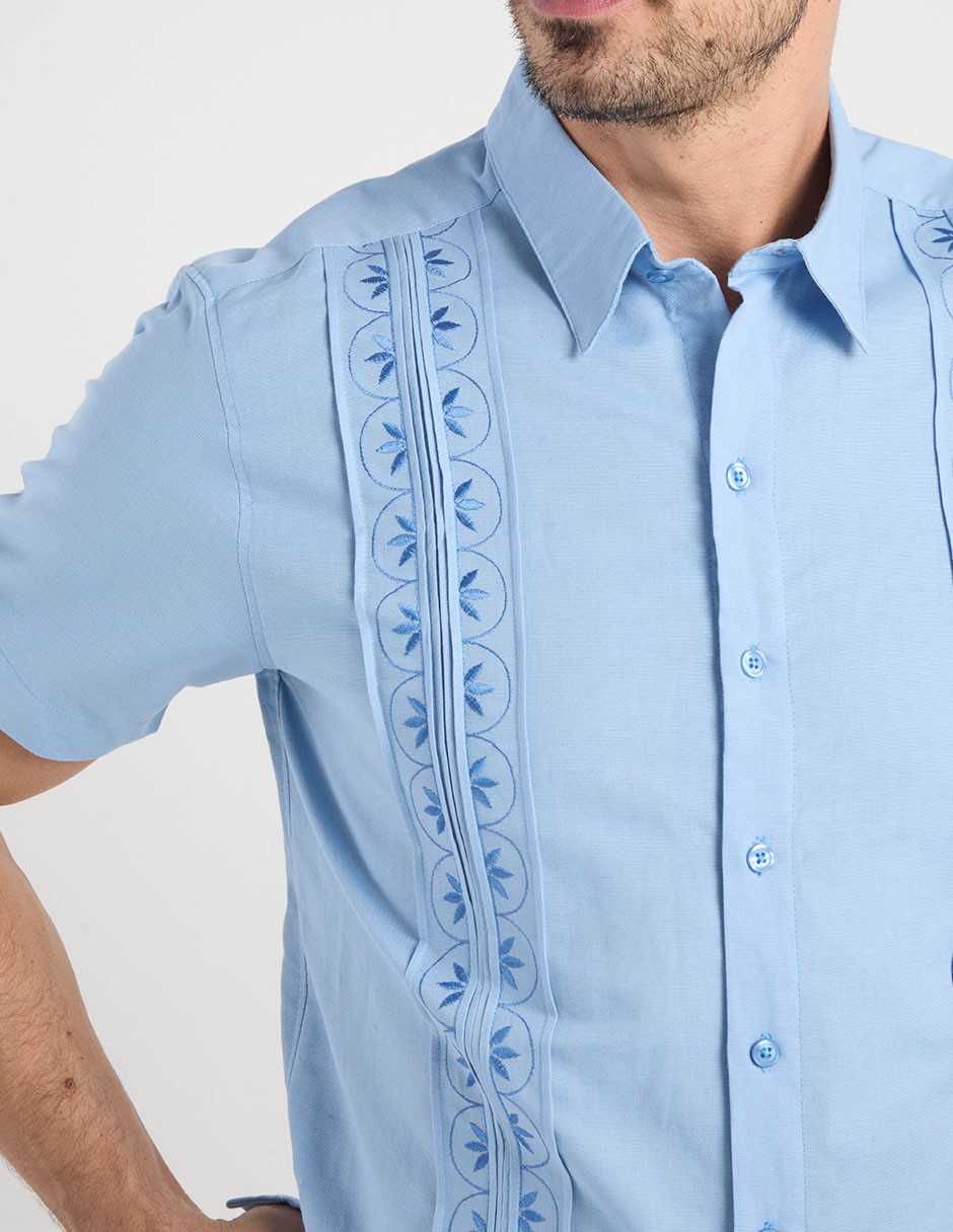 Guayabera manga corta para hombre 5