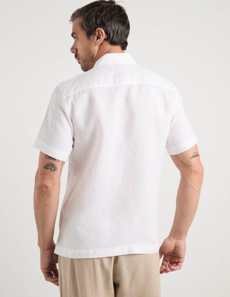 Guayabera manga corta para hombre 6