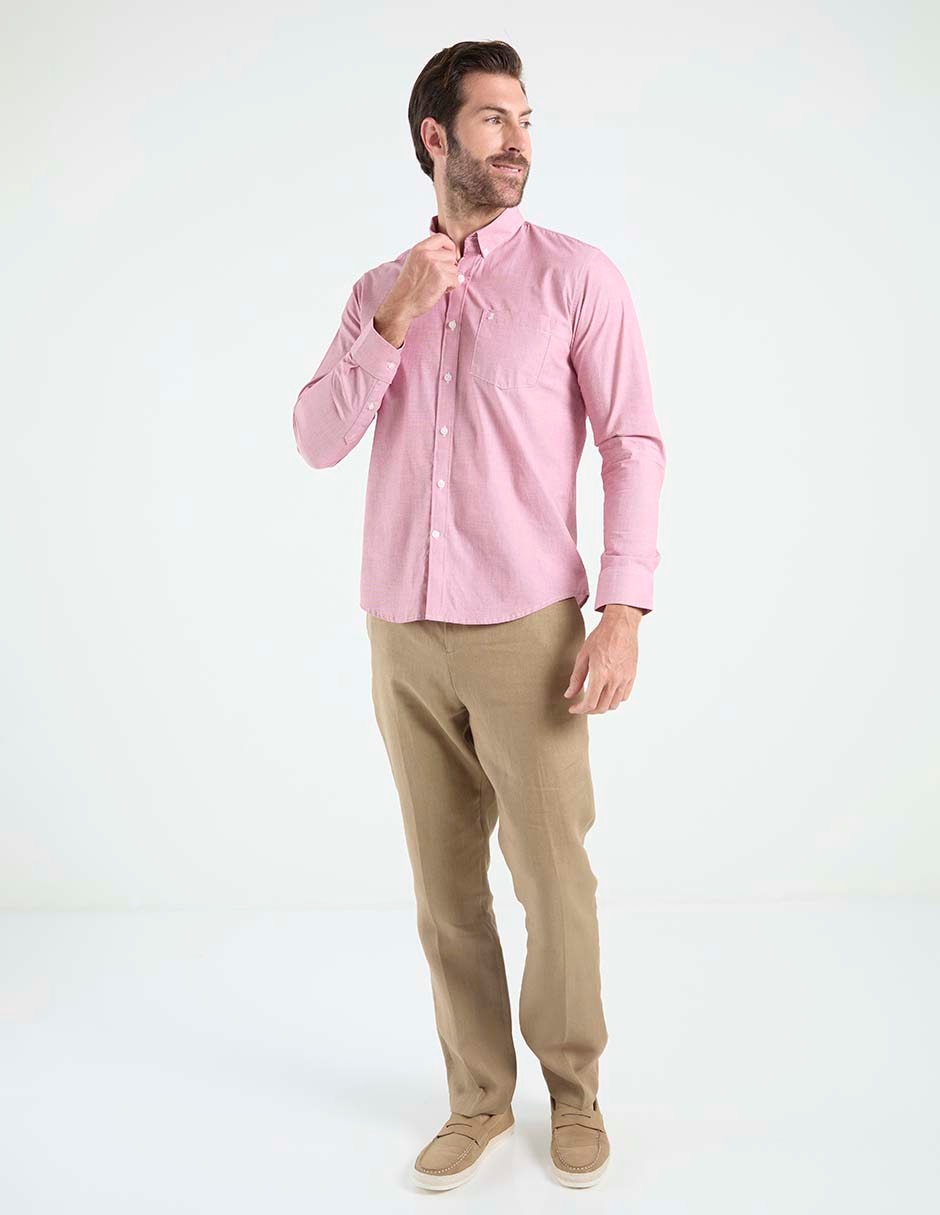 Pantalón de vestir slim de lino para hombre 3