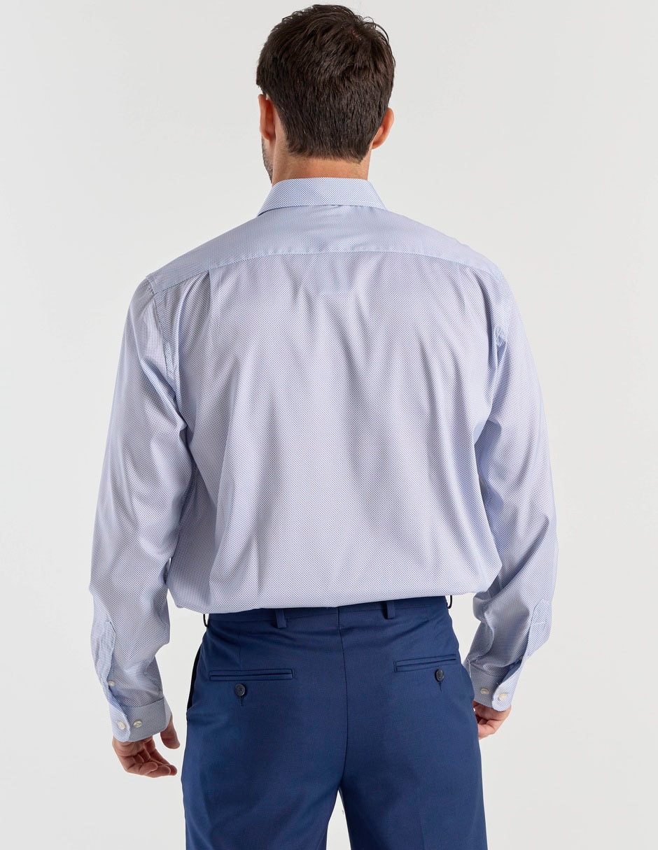 Camisa casual manga larga para hombre 6