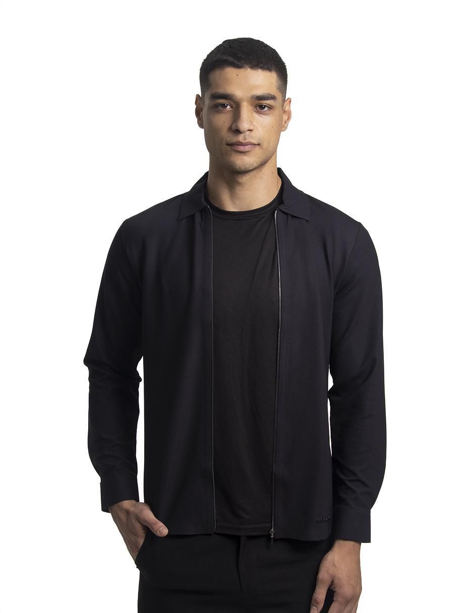 Camisa casual manga larga para hombre 4