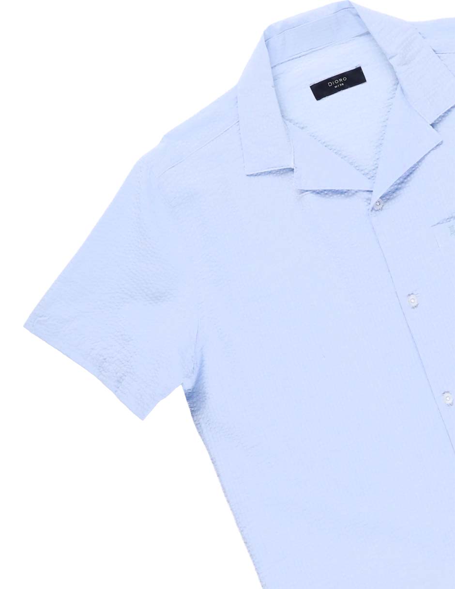 Camisa casual de algodón manga corta para hombre 5