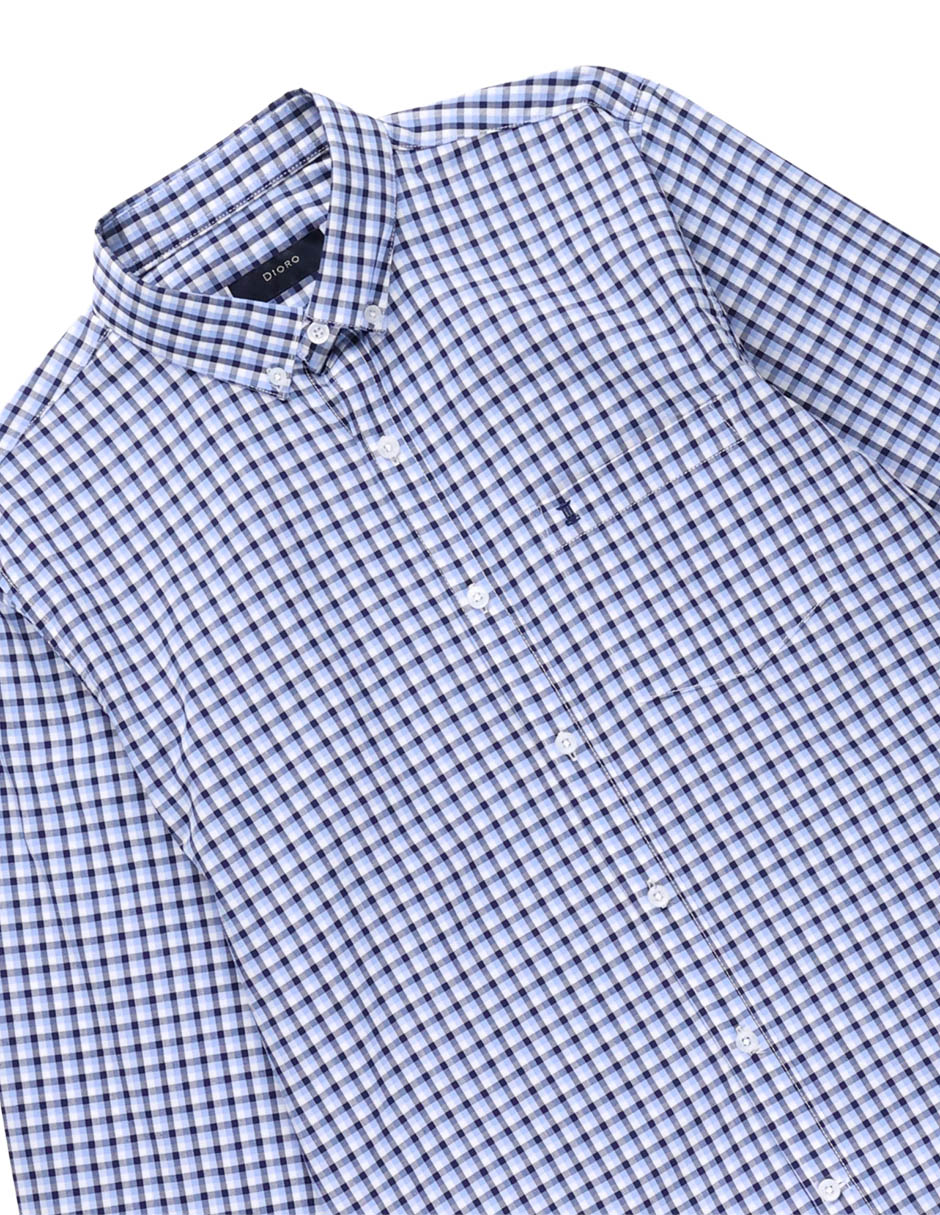 Camisa casual de algodón manga larga para hombre 5
