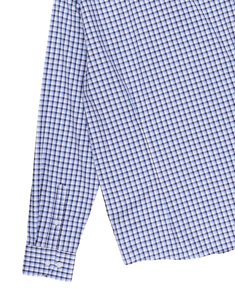 Camisa casual de algodón manga larga para hombre 6