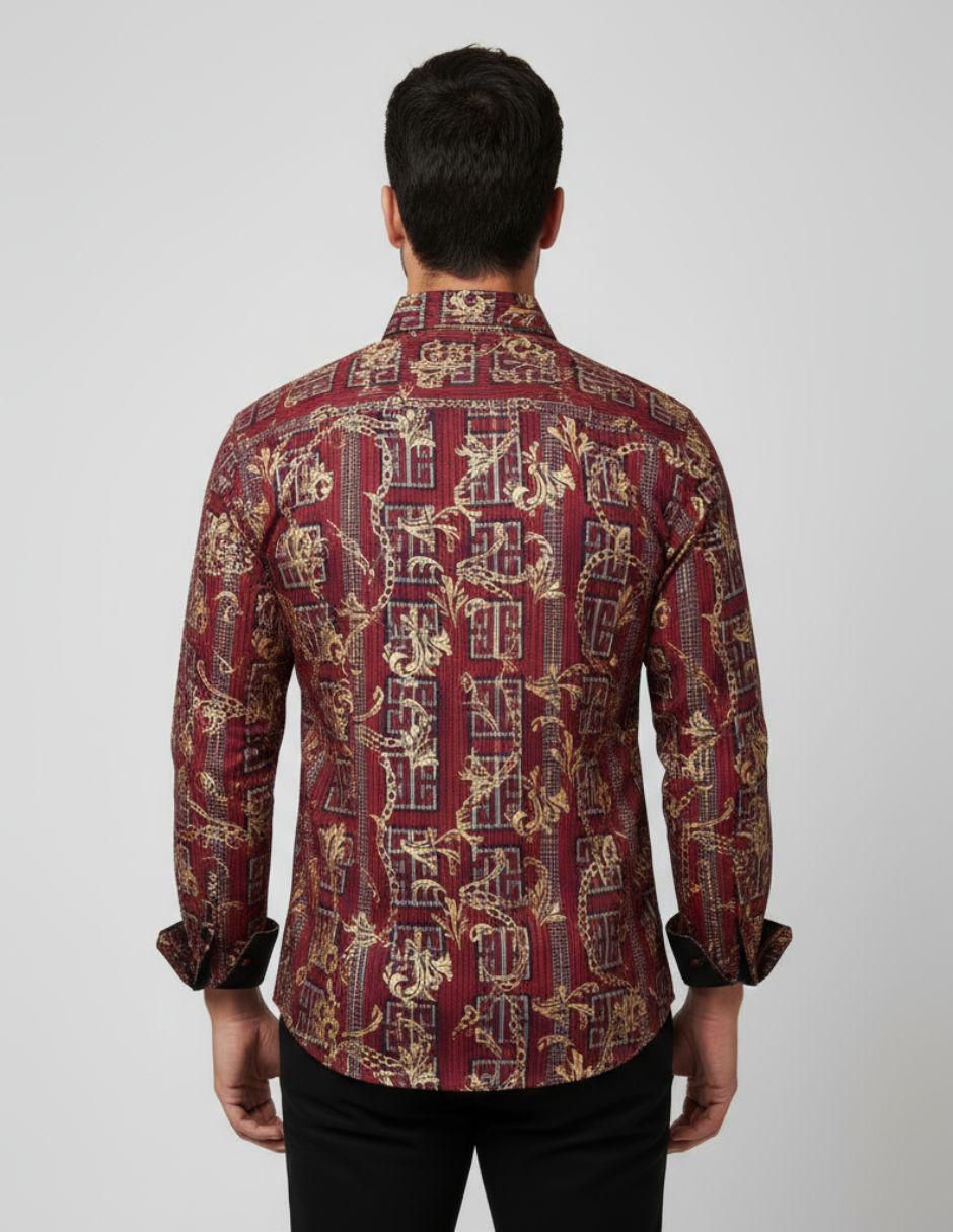 Camisa casual de manga larga para hombre 4