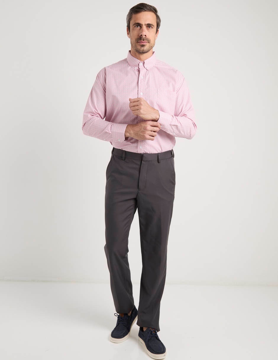 Camisa casual manga larga para hombre 2