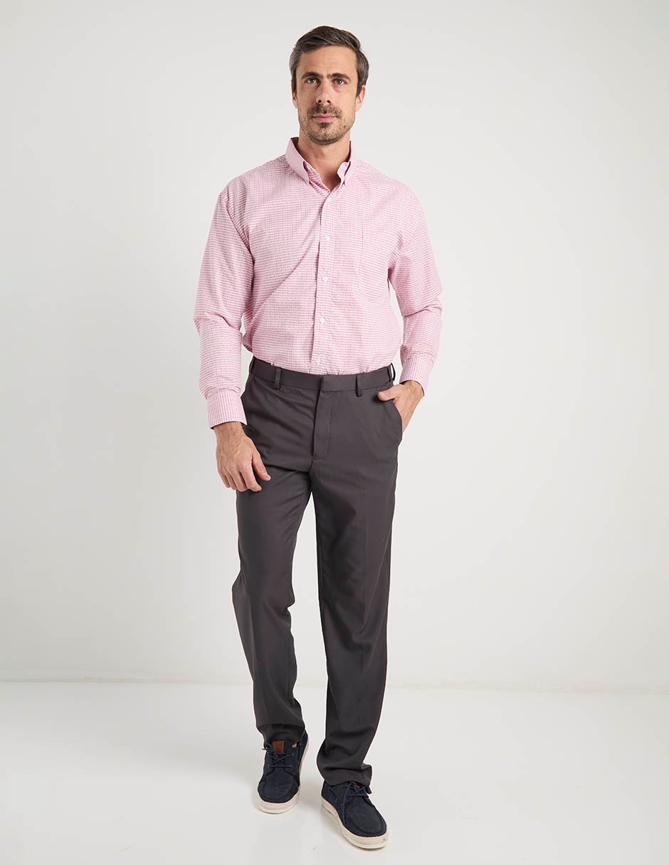 Camisa casual manga larga para hombre 3