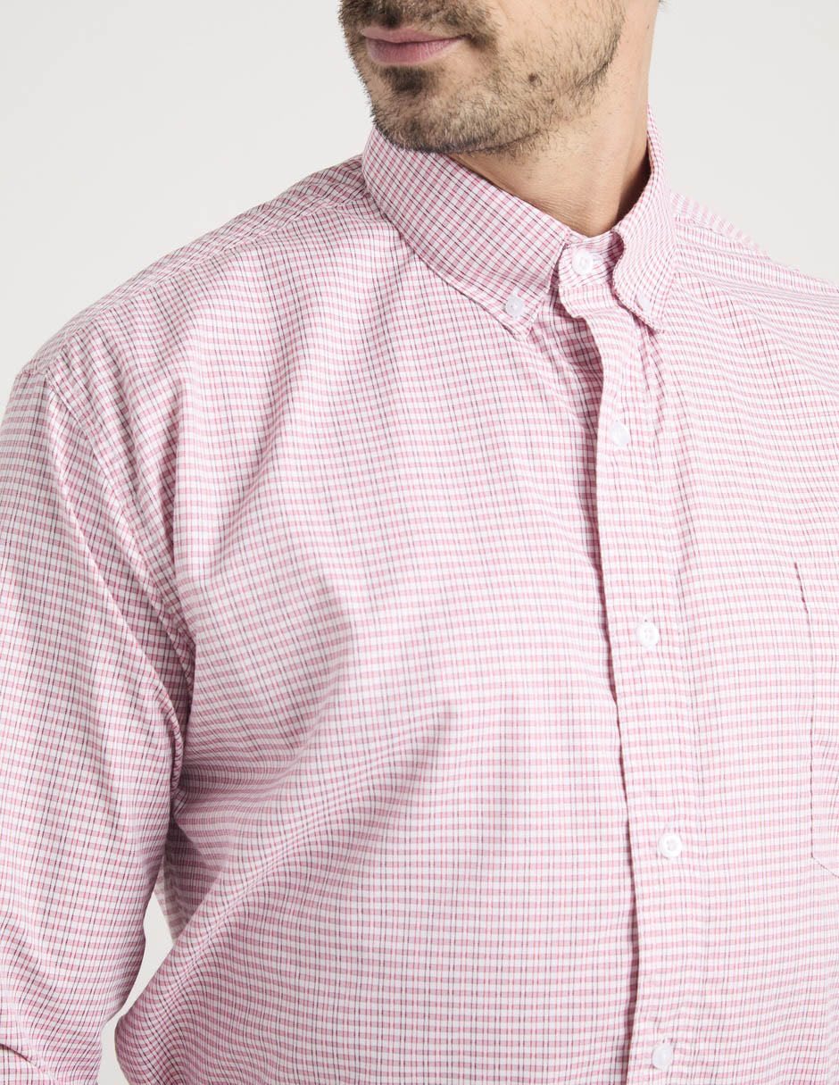 Camisa casual manga larga para hombre 5