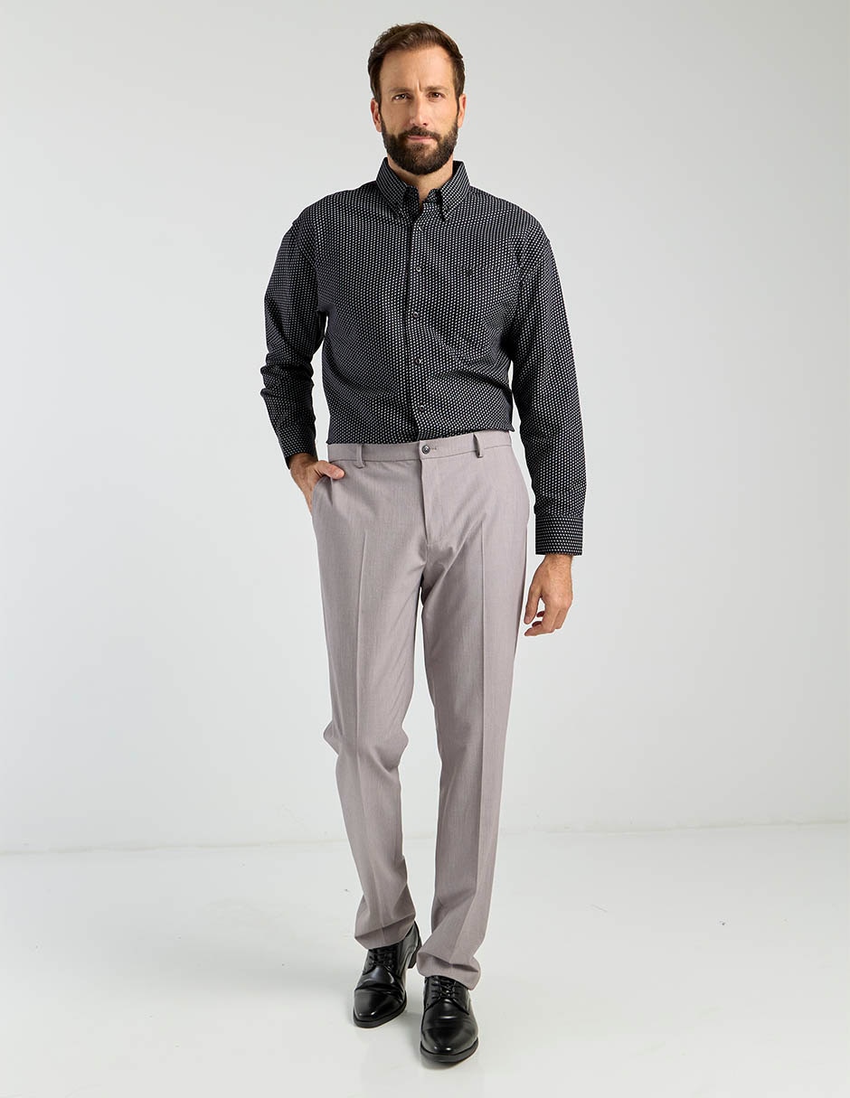 Camisa casual de algodón manga larga para hombre 3