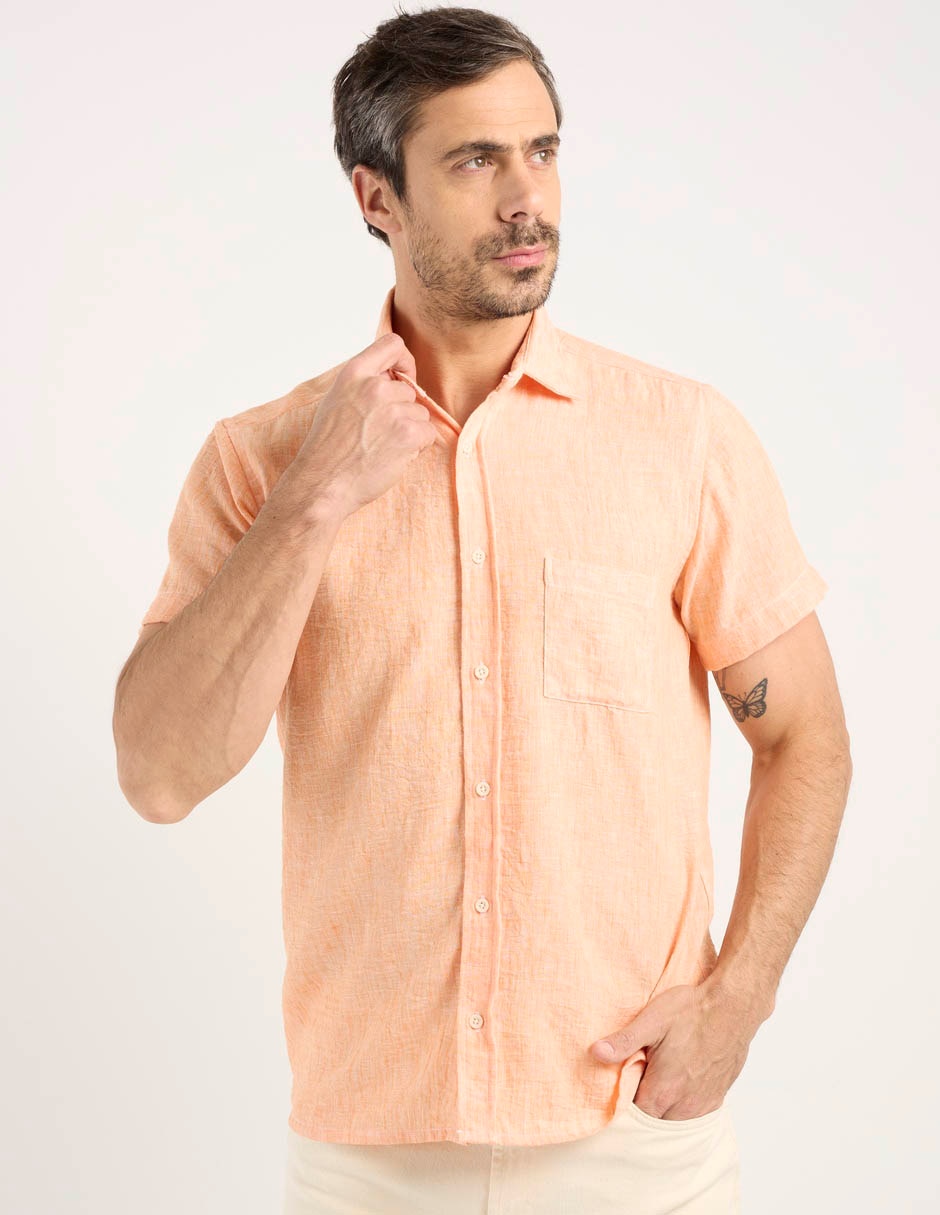Camisa casual manga corta para hombre 2