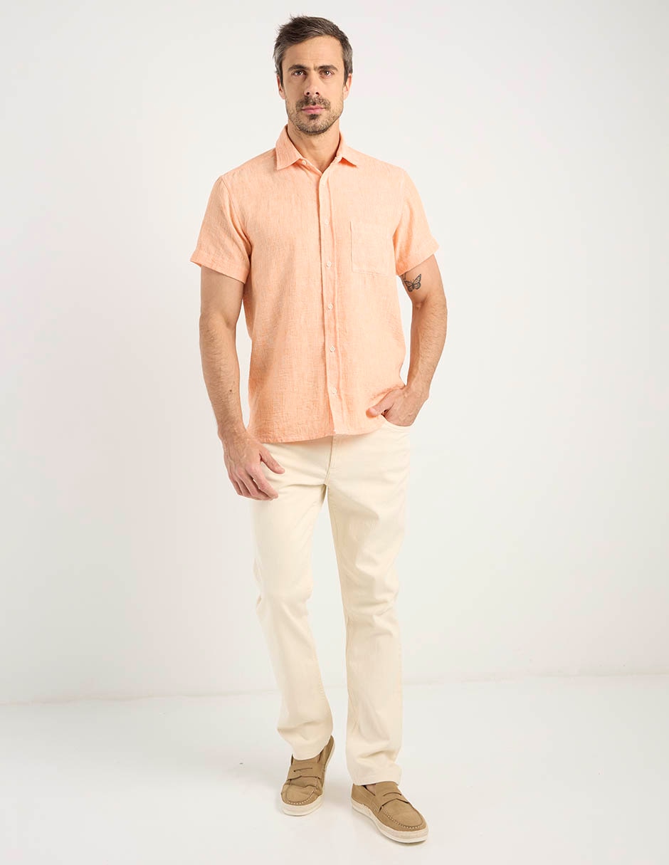 Camisa casual manga corta para hombre 3