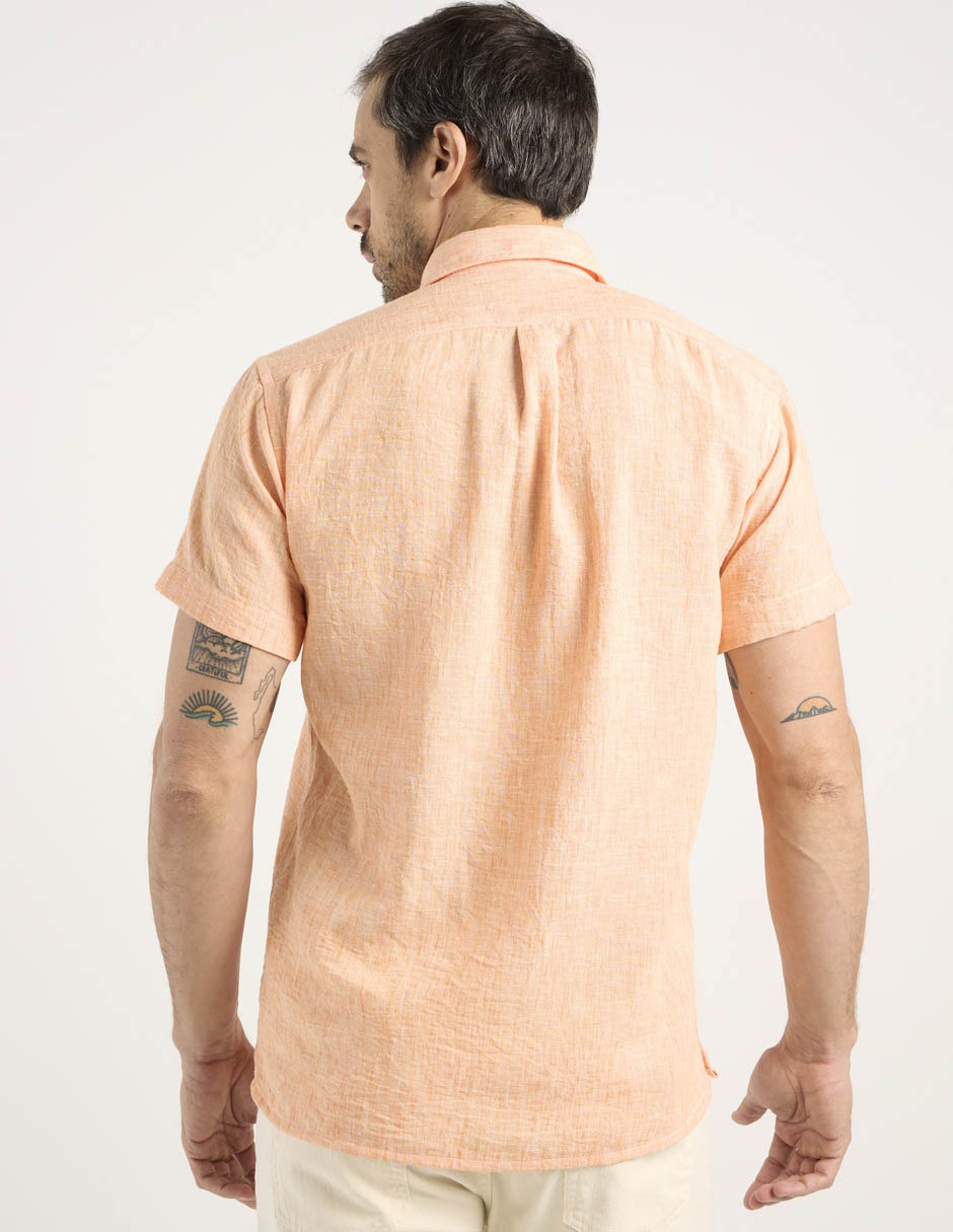 Camisa casual manga corta para hombre 6