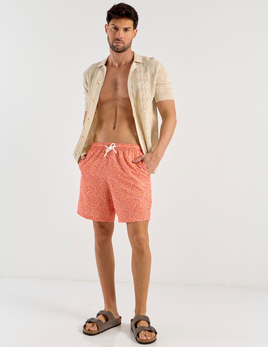 Traje de baño calzón de malla integrado para hombre 2