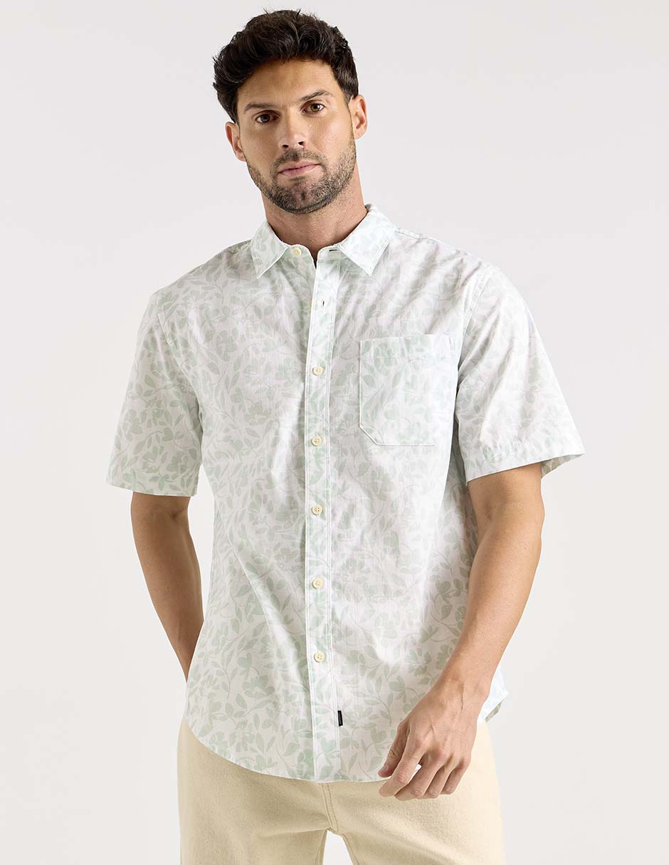 Camisa casual de algodón manga corta para hombre 2
