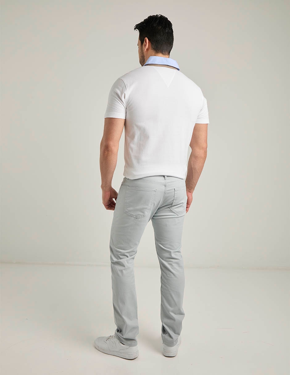 Pantalón casual chino slim para hombre 6