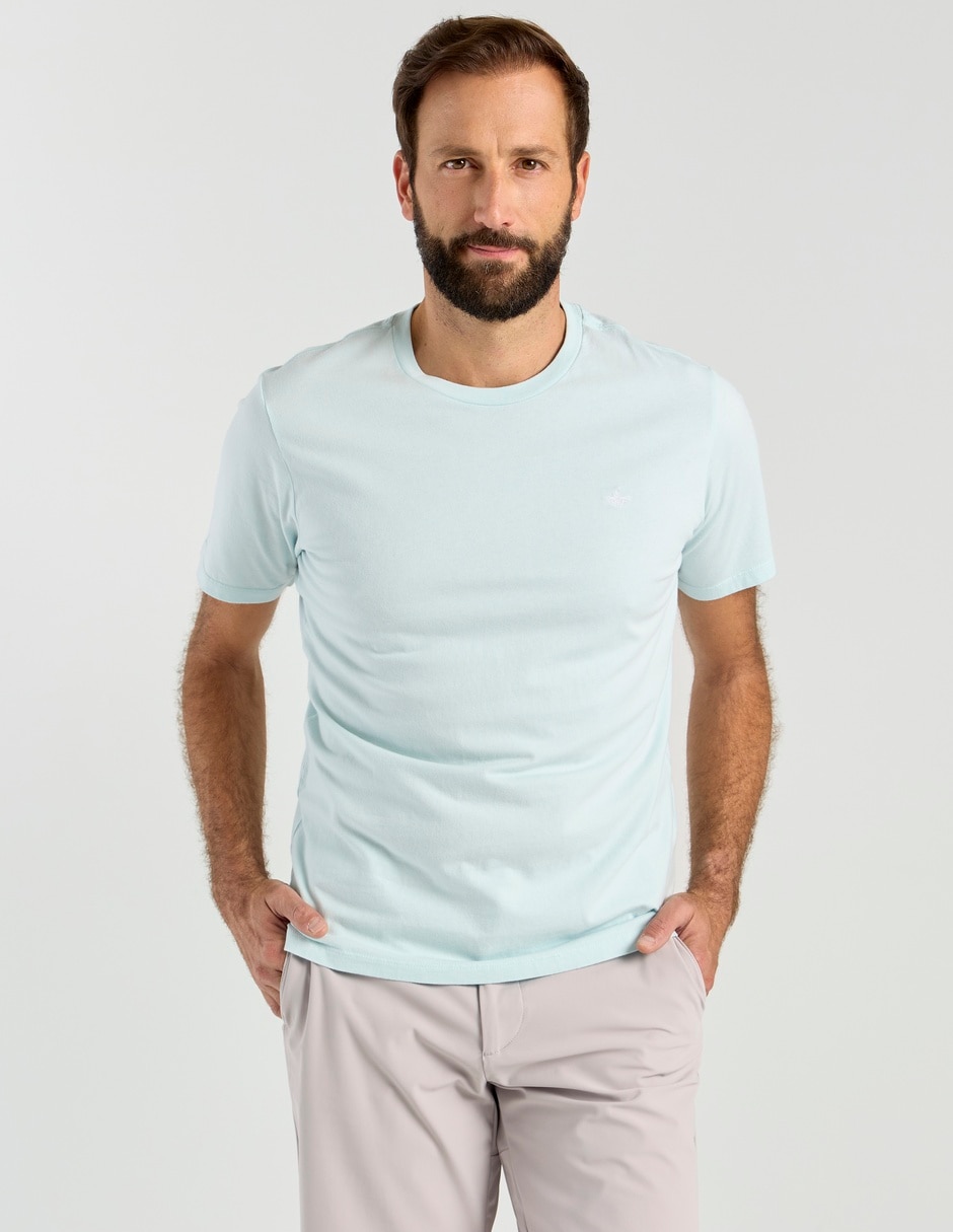 Playera cuello redondo para hombre 1
