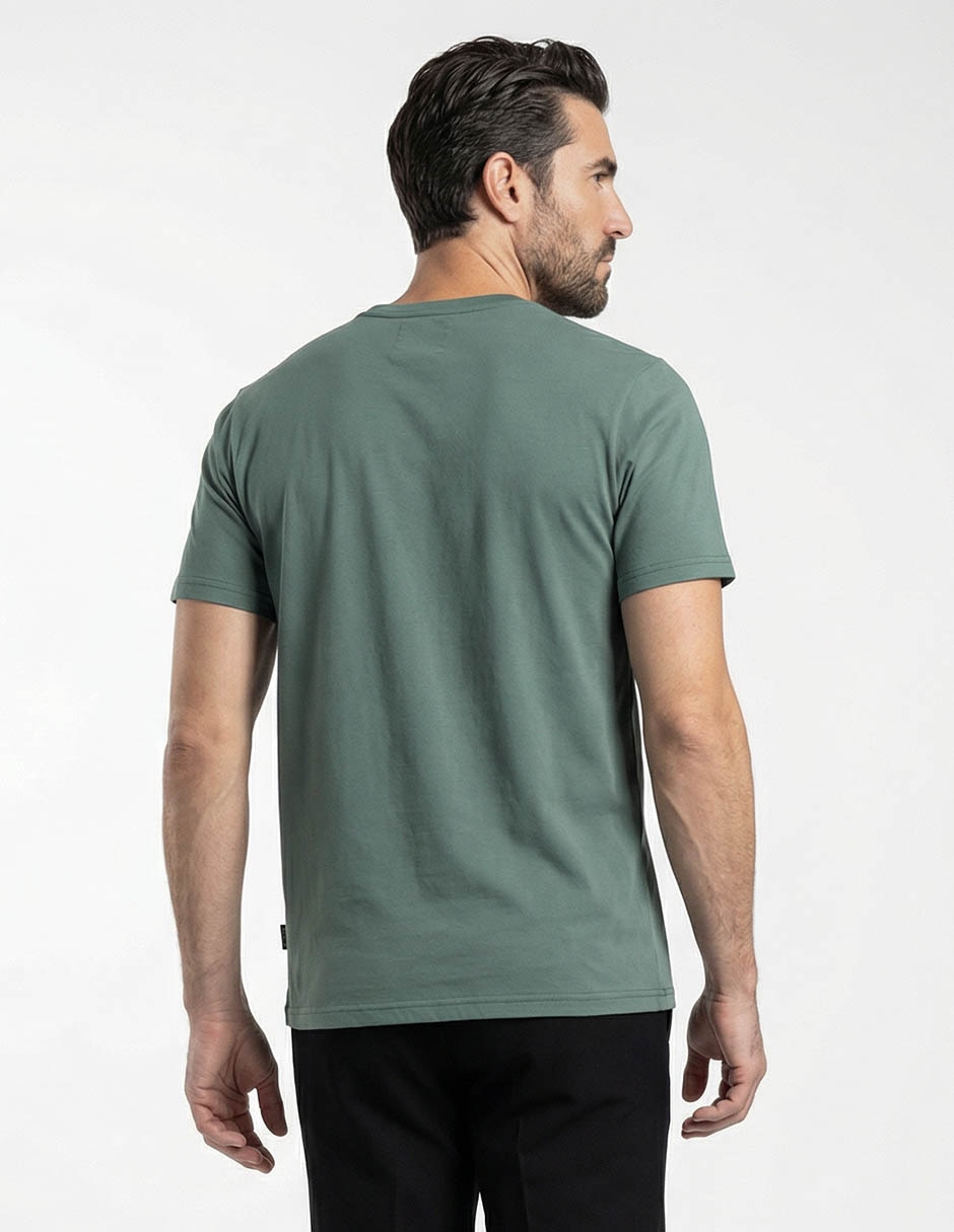 Playera cuello redondo para hombre 2