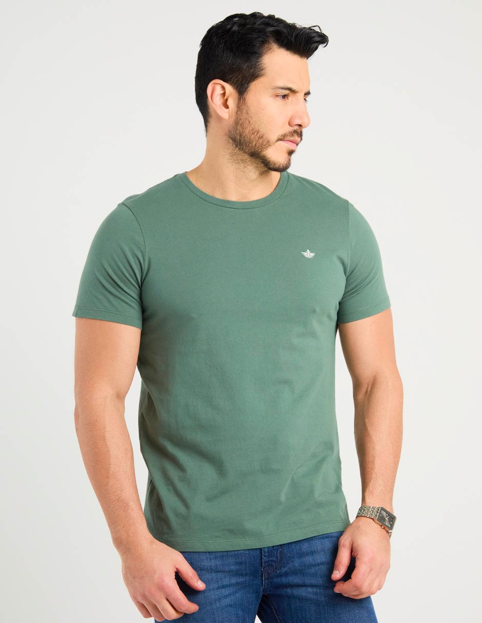 Playera cuello redondo para hombre