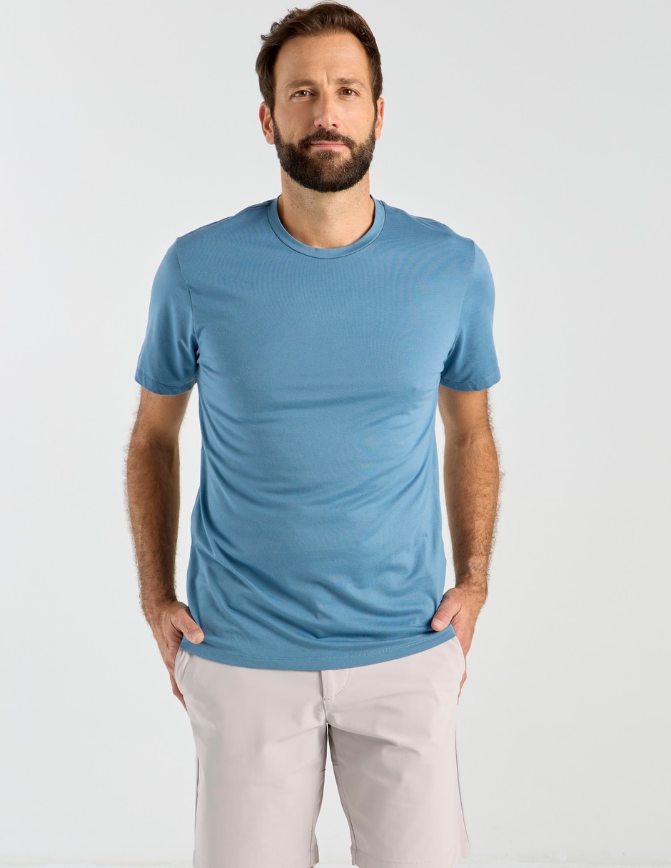 Playera cuello redondo para hombre 2