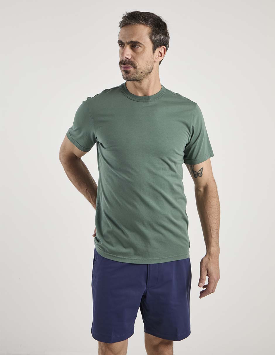 Playera cuello redondo para hombre
