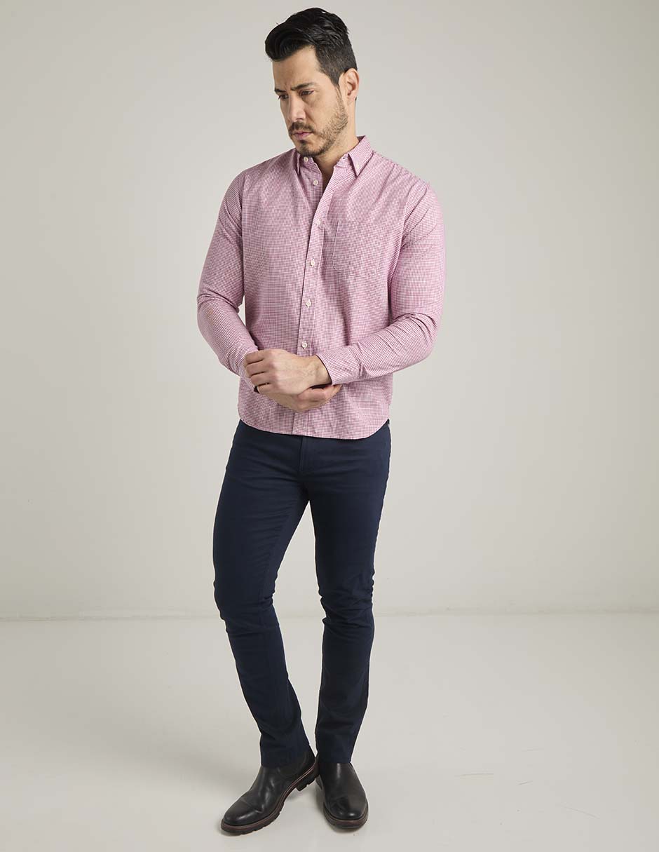 Pantalón recto de algodón para hombre 3