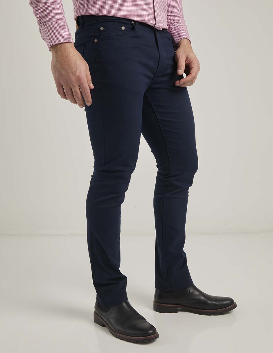 Pantalón recto de algodón para hombre 5