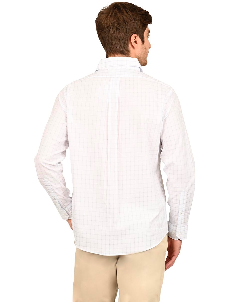 Camisa casual de algodón manga larga para hombre 2