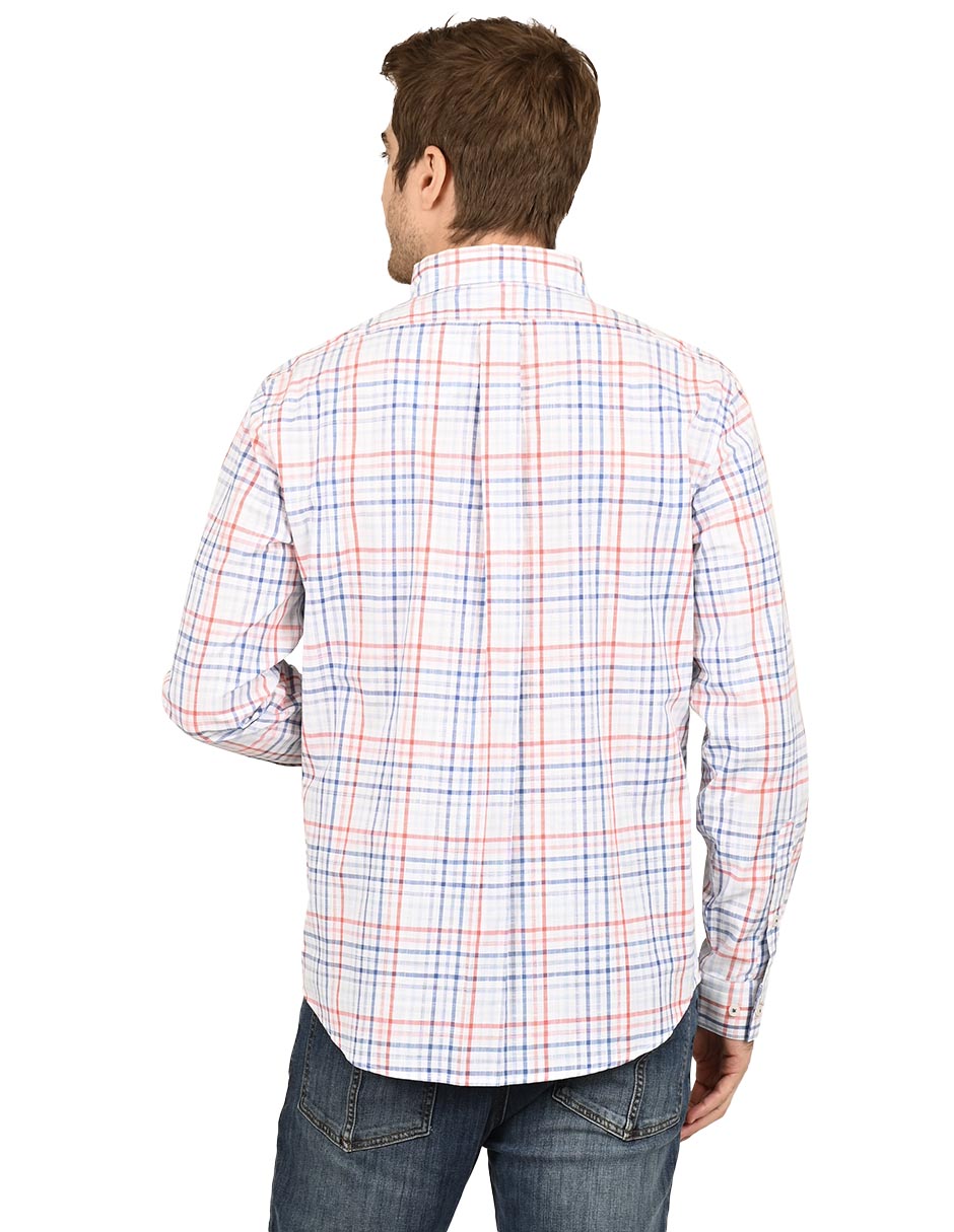 Camisa casual de algodón manga larga para hombre 3