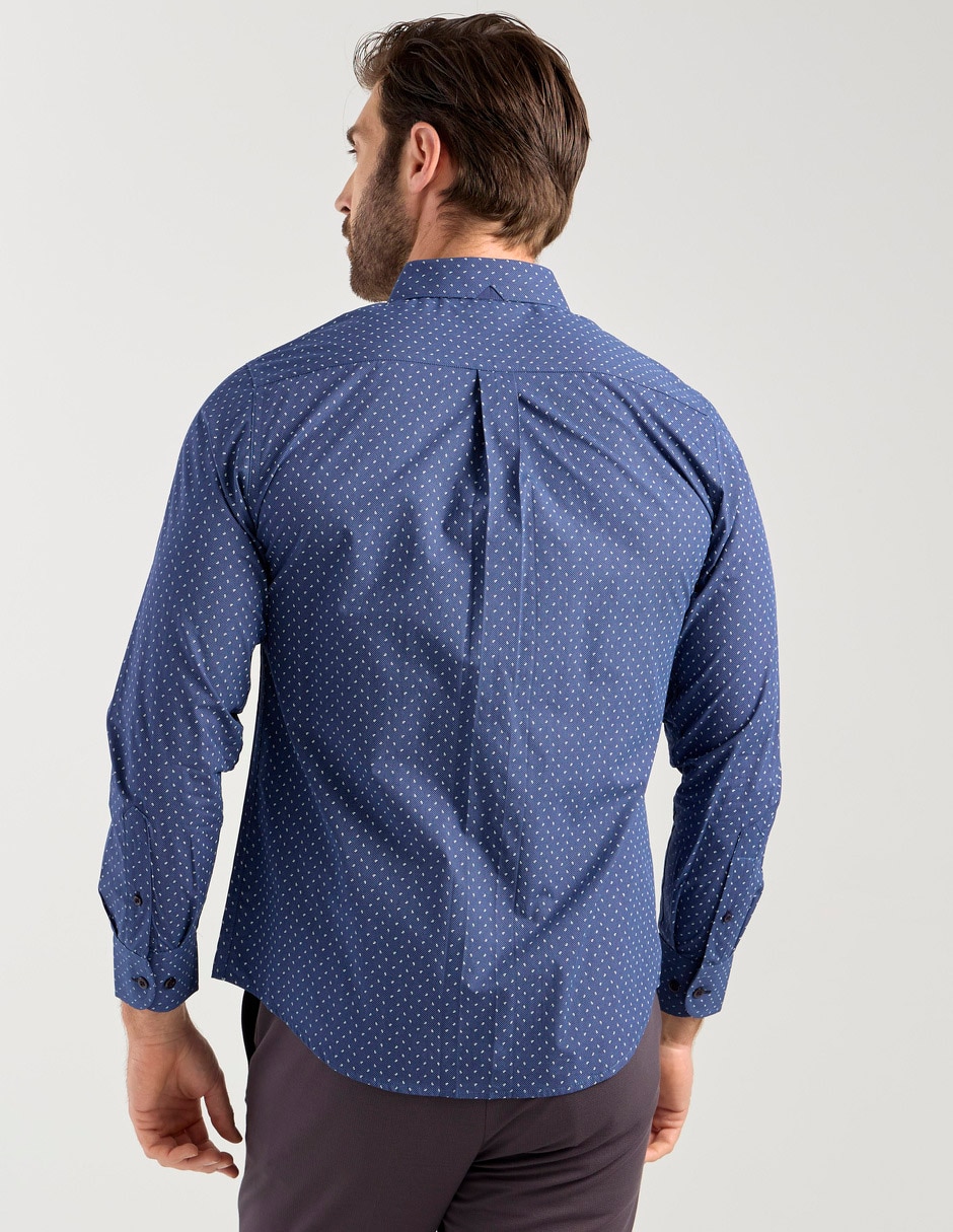 Camisa casual de algodón manga larga para hombre 2
