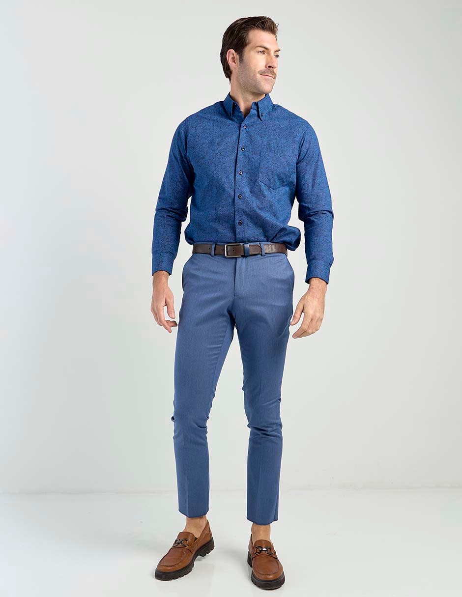 Camisa de algodón manga larga para hombre 3