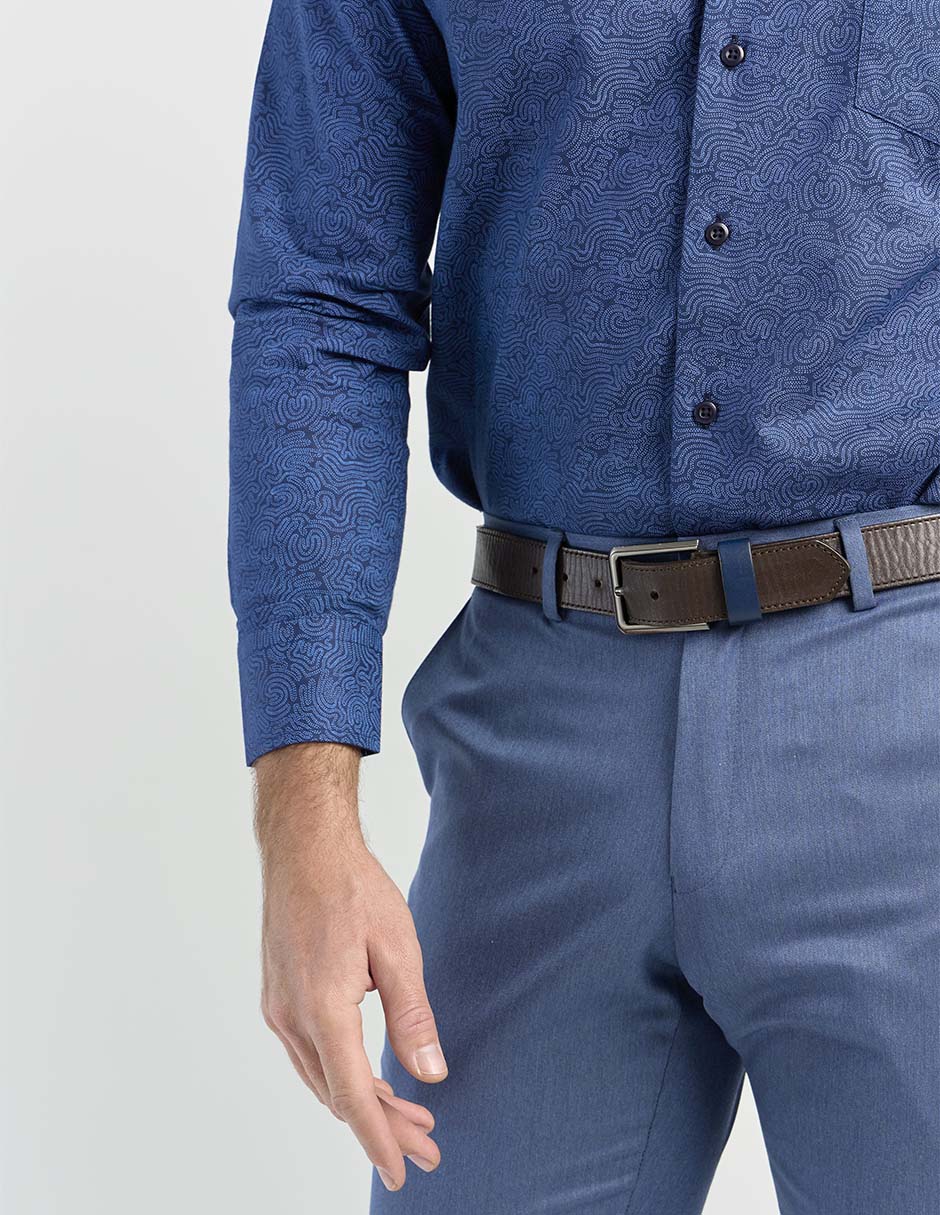 Camisa de algodón manga larga para hombre 5