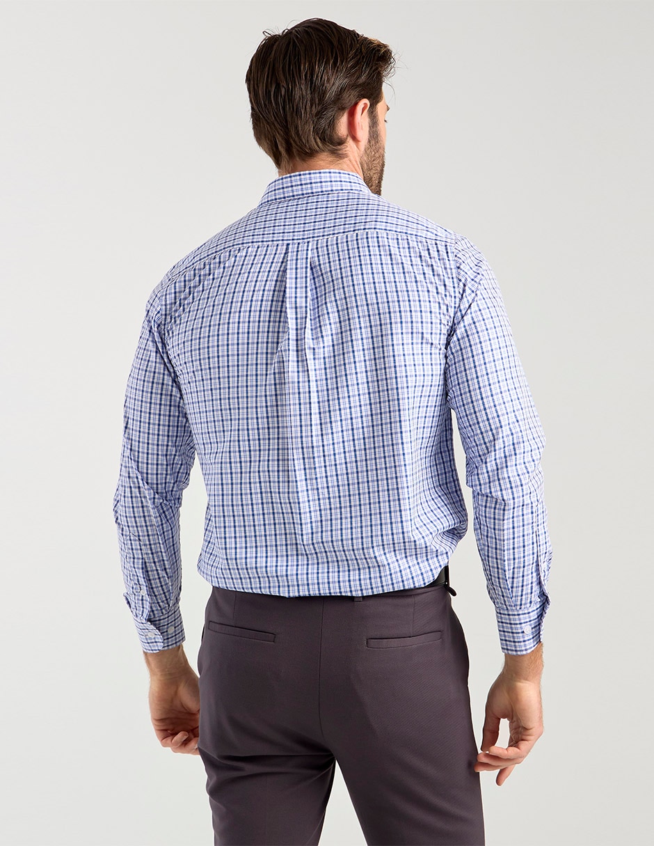 Camisa casual manga larga para hombre 2