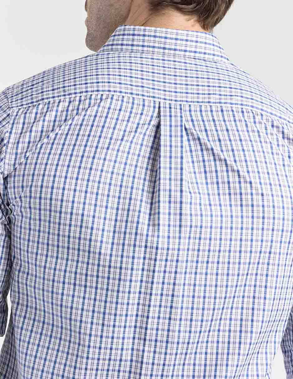 Camisa casual manga larga para hombre 5