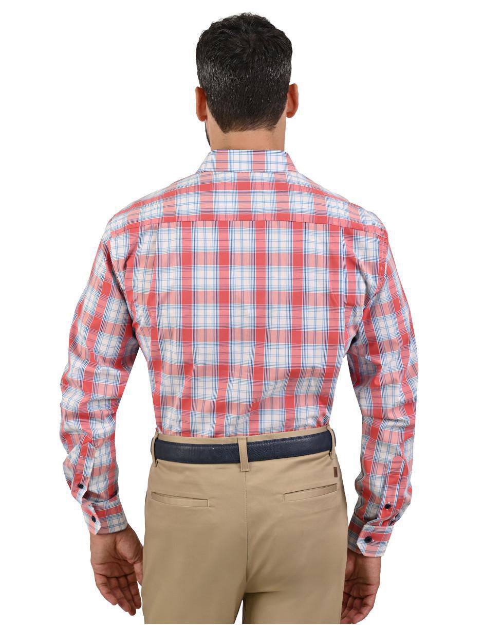 Camisa casual manga larga para hombre 2