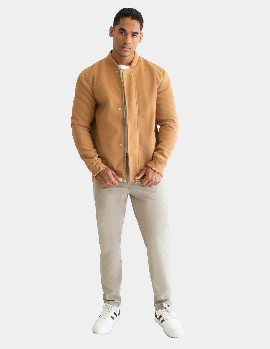 Chamarra bomber con bolsillos para hombre 3