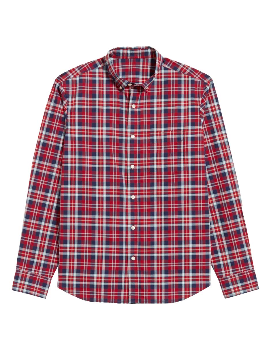 Camisa casual de algodón manga larga para hombre 3
