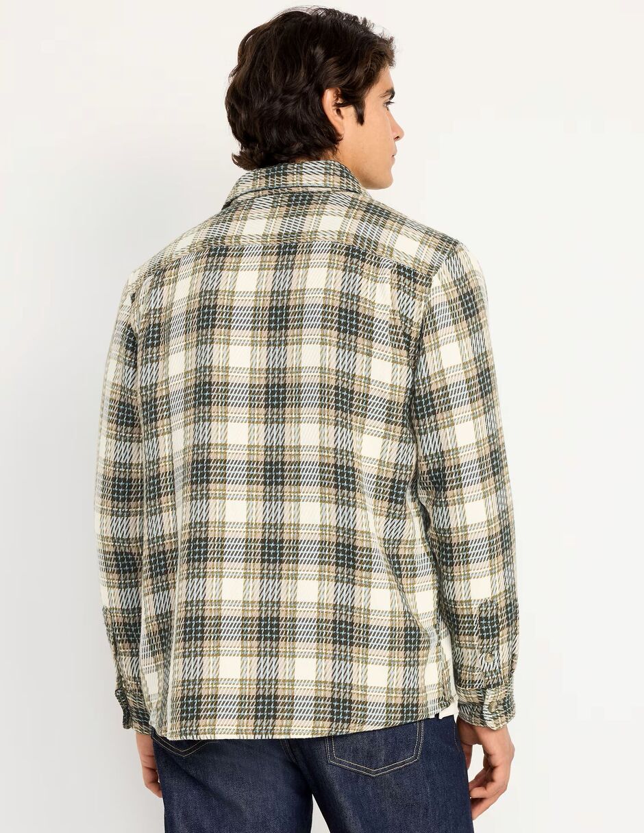 Camisa casual de algodón manga larga para hombre 2